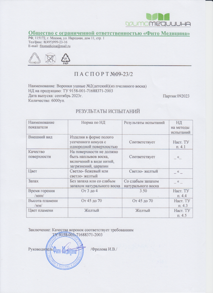 Паспорт №092023